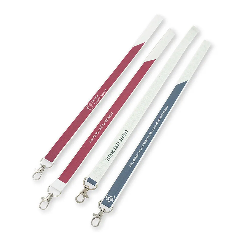 Seed paper lanyard